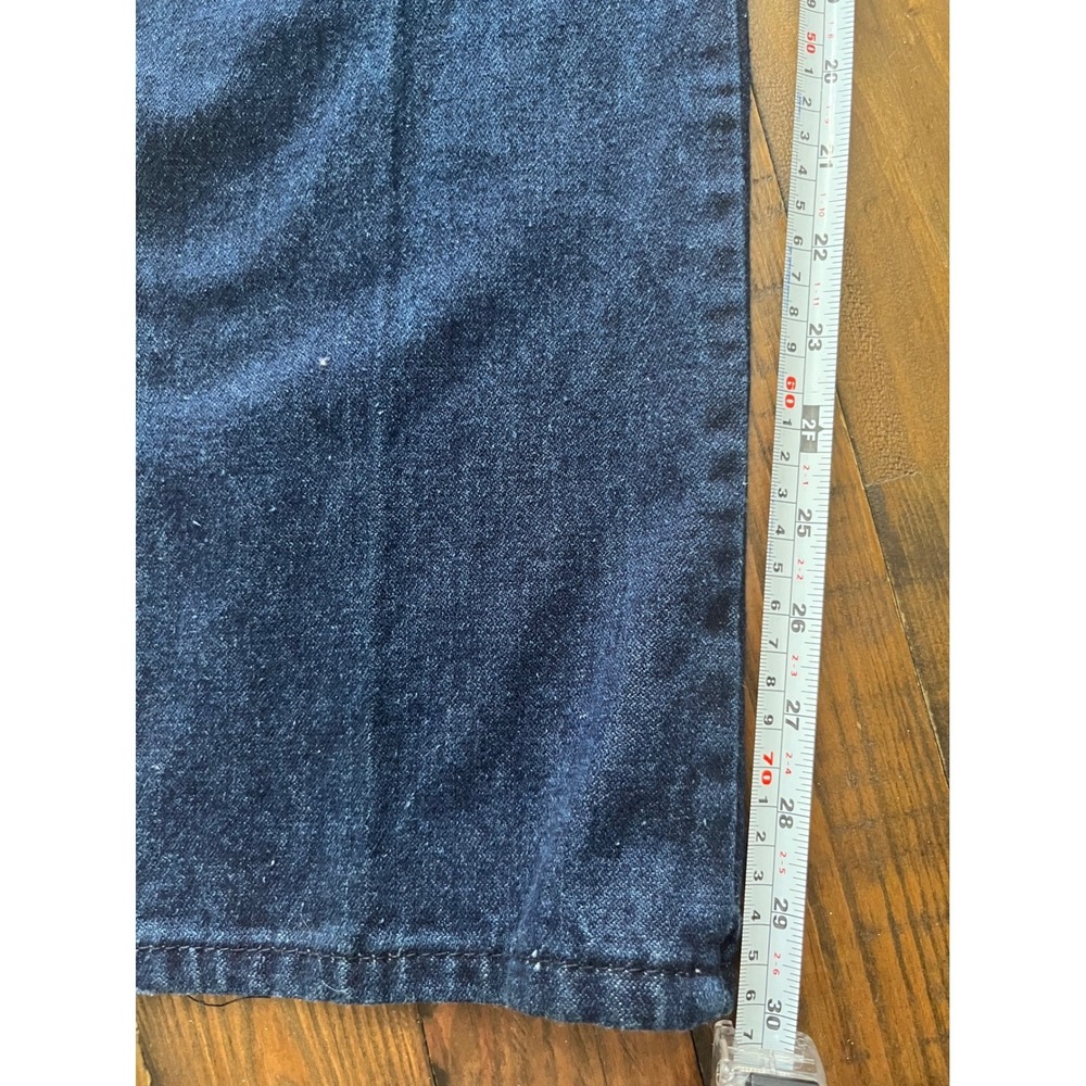 GITANO Straight Leg Jeans Vintage High Waist Women 36 Dark Blue Excellent Denim - Picture 3 of 6